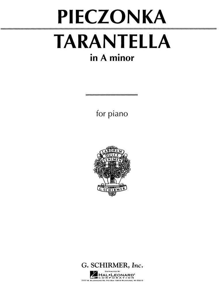 Tarantella in A Minor